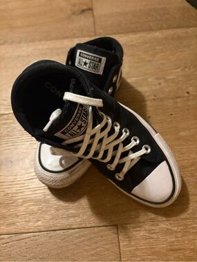 Converse Black and White High-Top Sneakers